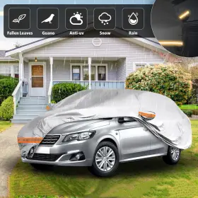 Mlm7884475 Eluto Sedan Car Full Cover 177x69x59ftft Ourdoor Storage Dust Rain Scratch Resistant