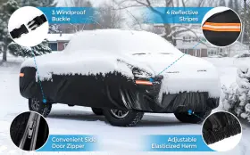 Nsh9145676 Eluto For Chevrolet Silverado 1500 Pickup Truck Cover Outdoor Rain Snow Dust Protector