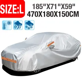 Nsm3829371 Eluto Full Sedan Car Cover Waterproof Dust Rain Scratch Resistant Outdoor Protector L