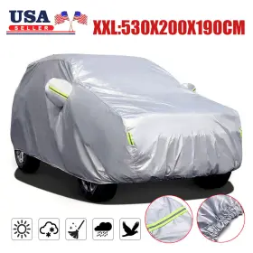 Qws7359723 Eluto Suv Full Car Cover Outdoor Waterproof Snow Rain Uv Heat Dust Resistan 209 Inch X79