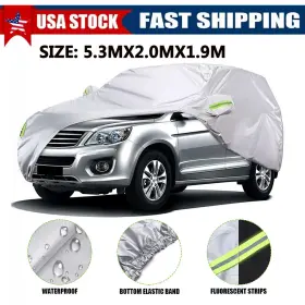 Sph5343413 Eluto Suv Full Car Cover Outdoor Waterproof Sun Snow Rain Uv Heat Dust Resistan Us