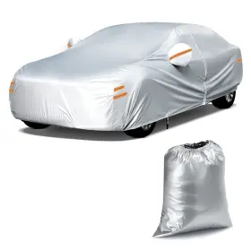 Suz3144435 Eluto Full Car Cover Waterproof All Weather Protection Anti-uv Rain Snow 193 72 59inch