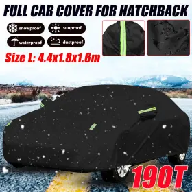 Wpc9792529 Eluto 173ftft Full Car Cover Waterproof Sun Uv Dust Rain Snow Resistant Protection