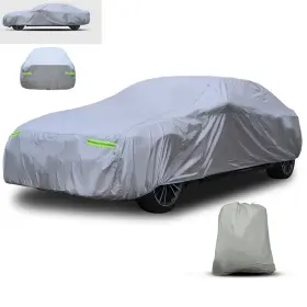 Esddg 699976050784 200 Inch -210 Fit Sedan Waterproof Full Car Cover All Weather Snowproof Protection