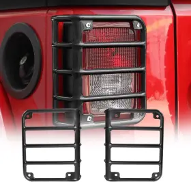 Etl-2030044hy Etl Industries Tail Light Guard Cover For Rear Taillights 2007-2018 Jeep Wrangler Jk Jku