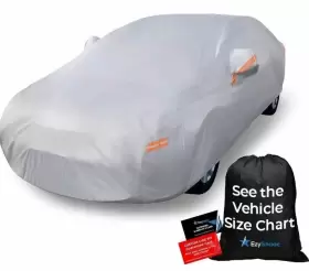 Ezyalcc-2021 Ezyshade....... Ezyalcc-2021..... 10-layer Car Cover Waterproof All Weather Size A4 See Chart - Sun Hail