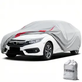 Ft000023-1 Favoto Custom Waterproof Car Cover For Honda Civic And Toyota Corolla Allweather