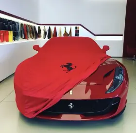 085277800 Ferrari Genuine Original F152 F12 Berlinetta Indoor Satin Car Cover Red Oem