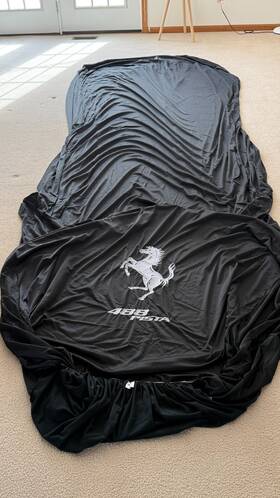 Ferrari 70005075 Genuine 488 Pista Black Oem Cavalino Indoor Car Cover Used #70005075