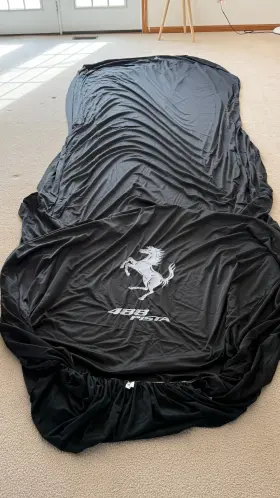 70005075 Ferrari Genuine 488 Pista Black Oem Cavalino Indoor Car Cover Used #70005075 70005075 Ferrari Genuine 488 Pista Black Oem Cavalino Indoor Car Cover Used #70005075