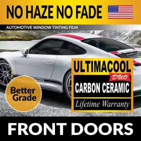 100030335 Filmvantage Precut Window Tint Kit Carbon / Ceramic For Ram 1500 Crew 19-25 Front Doors
