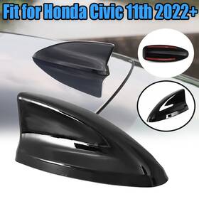 First-class2019 At10020401 Gloss Black Shark Fin Roof Antenna Cover For Honda Civic 2022-up Accessories