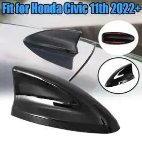 First-class2019 At10020401 Gloss Black Shark Fin Roof Antenna Cover For Honda Civic 2022-up Accessories