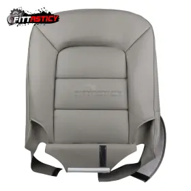Fittasticy 710422217909 For 2003-2006 Ford Expedition Xlt Front Driver Side Bottom Seat Cover Med Gray