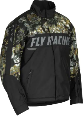 470-5504m Fly Racing Outpost Jacket Obskura Skyfall Medium - Weatherproof Breathable