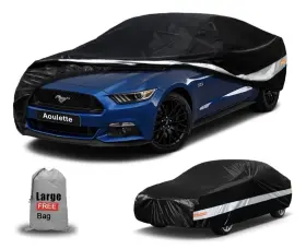 210tc43 Ford Mustang Waterproof Car Cover All Weather Outdoor Protection No Bag