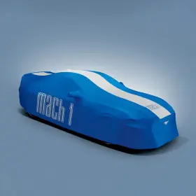 Vmr3z-19a412-e Ford Car Cover Indoor Blue With Logos/stripe White Handling Package Mustang M