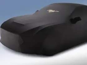 Vrr3z19a412t Ford Genuine Indoor Car Cover Black With Bronze Mustang And Pony Logos
