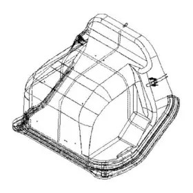A18-53799-002 Freightliner Cover Eng Mdm Wo Csl Hx Rh For