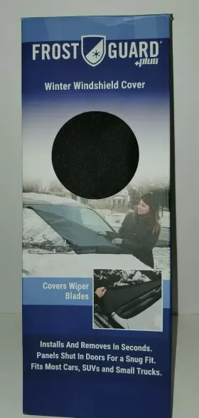 52955 Frost Guard Plus Winter Windshield Cover Also Covers Wiper Blades Nib