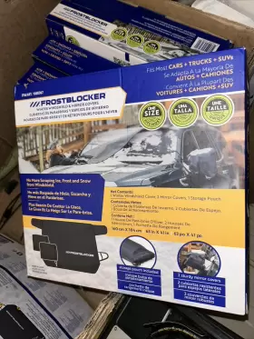 Frostblocker 800669535840 Winter Frost Snow Windshield And Mirror Covers Car Suv 63 Inch X 41