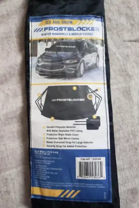 A051220 Frostblocker Winter Windshield And Mirror Covers 61 Inch Wide 41 Long