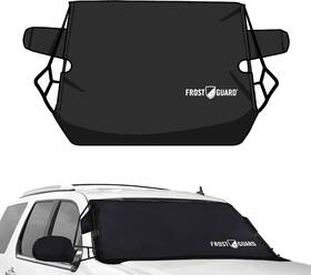 Frostguard 800669533204 Vortex Full-coverage Car Windshield Cover - Black Xl