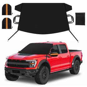 Fxup Tx-wsc-12 Car Windshield Cover For Ice And Snow Heavy Duty 600d Waterproof Oxford