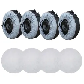 Glg146580g Galonga For Gray 420d And Black 600d Tyre Cases Bags Car Cover 4pcs New With Handheld
