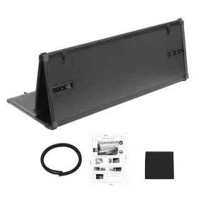 H-cp37268 Gearzaar Assh1o 5ft 3-fold Hard Tonneau Cover For 2005-2024 Nissan Frontier Bed F