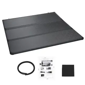 H-cp37269 Gearzaar Assh1z Hard 3-fold Bed Cover Tonneau For 2019-2023 Ford Ranger 5 Ft Truck F