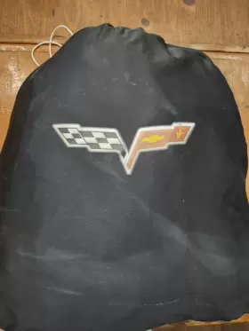 19158379 General Motors 2005 - 2014 Chevy Corvette Vehicle Cover Black With Color Z06 Logo Oem Gm