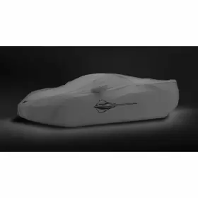 85138417 General Motors 2020-2024 Corvette C8 Outdoor Car Cover Grey With Access Panels Oem Gm