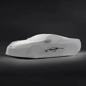 85645545 General Motors 2025-2026 Chevrolet Corvette Zr1 Outdoor Car Cover Gray With Silhouette