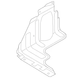 96653520 Gm Genuine Parts Passenger Side Engine Mount Shield