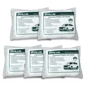 Gp0126-33 Goneparts 5pcs Garage Universal Clear Plastic Disposable Rain And Dust Proof Car Covers