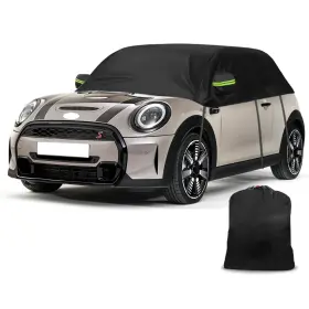 105233 Gpaentsn Half Car Cover Compatible With 2000-2024 Mini Cooper/s/hardtop 2 Dr Hail Pro
