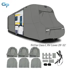 Gre135885 Greatparts Rv Cover Storage For 29ft-32ft Class C Motorhome Trailer Camper Anti-uv 4 Layers