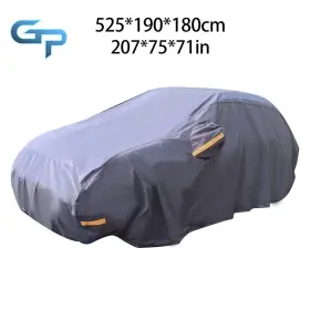 Gre53320 Greatparts All Weather Protection 17ft Suv Full Car Cover Snow Waterproof Rain Resistant