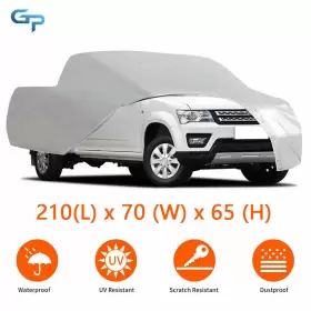 Gre94525 Greatparts Universal Fit Pickup Truck Cover Waterproof Uv Heat Resistant Protection Rain