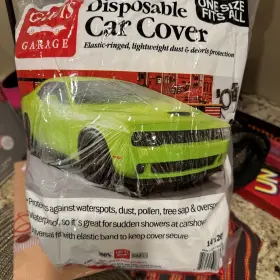 Tra170826 Griots Garage Clear Plastic Temporary Universal Disposable Car Cover Rain Dust 1 Pack