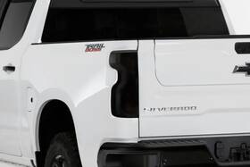 Gt Styling Gt4990 Blackout Taillight Covers Fits Select Chevy Silverado 1500