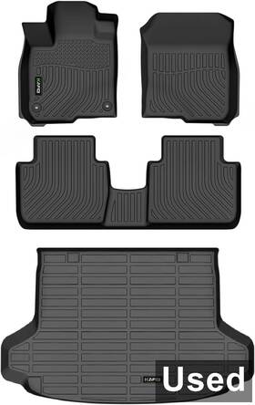 Hafidi 749753097997 All Weather Full Set Floor Mats And Cargo Liner Fits 23-25 Honda Hr-v/hr-v