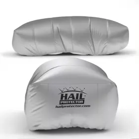 Car2 Hail Protector Store Car Cover - Size Silver Portable Inflatable For System