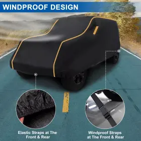 Han-hy008761 Han Suv Car Cover For Jeep Wrangler Jk Jl 4 Door 2007-2024 Sun Uv Rain Protection