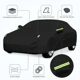 Han-hy008762 Han For Honda Civic 210t Full Car Cover Uv Sun Wind Rain Dust Snowproof Protect