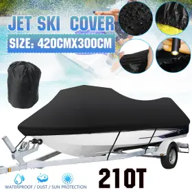 Hy001674 Harborflow 210t Jet Ski Cover For Yamaha Waverunner Exr Sea Doo Pwc Jetski Watercraft Black