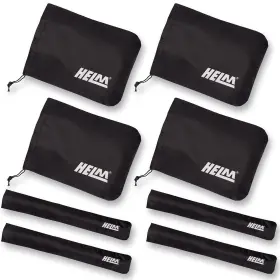 Bl-helm-001 Helm - 2 Pack Side Mirror Covers And Windshield Wiper For Trucks Car