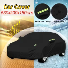 Hy001764-xxl Hhengyisoul Size Xxl Car Cover Snow Rain Resistant Uv Dust Outdoor Protect Full Coverage