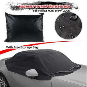 Hy007131-600d Hhengyisoul For Mazda Mx5 Mx-5 Mk1 Mk2 1989-05 Car Cover Soft Top Roof Protector Half